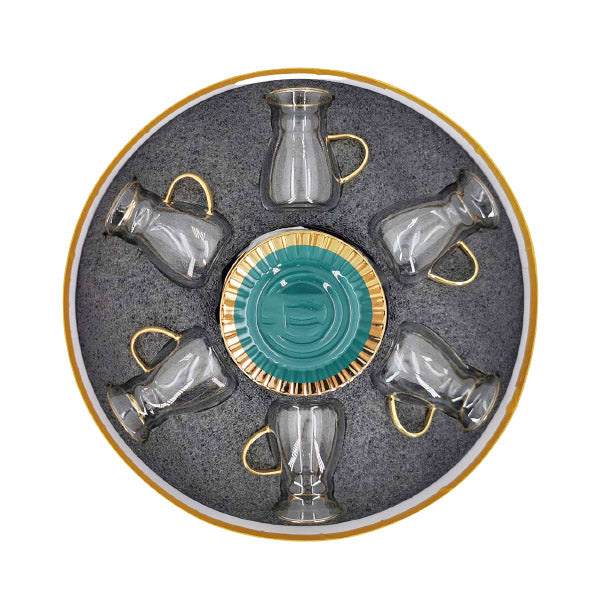 MG223 6Ps CupSaucer ANGELA 8c