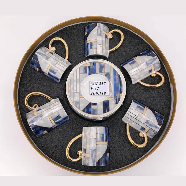 MG257 6Ps CupSaucer ANGELA 12c