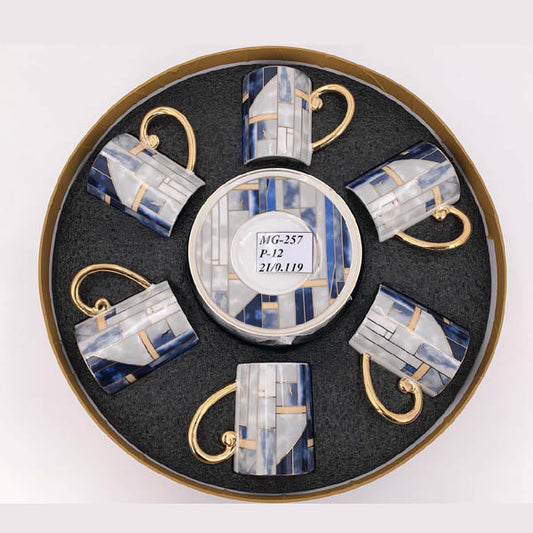 MG257 6Ps CupSaucer ANGELA 12c