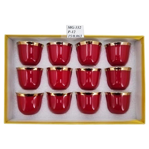 MG332 12Pcs Kawa Piyali Red ANGELA 12c
