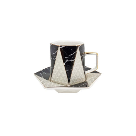 MG334 6Ps CupSaucer Set ANGELA 8c