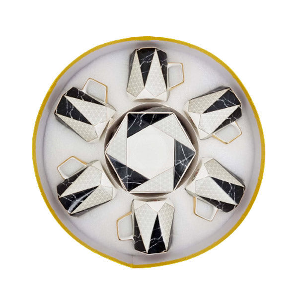 MG334 6Ps CupSaucer Set ANGELA 8c