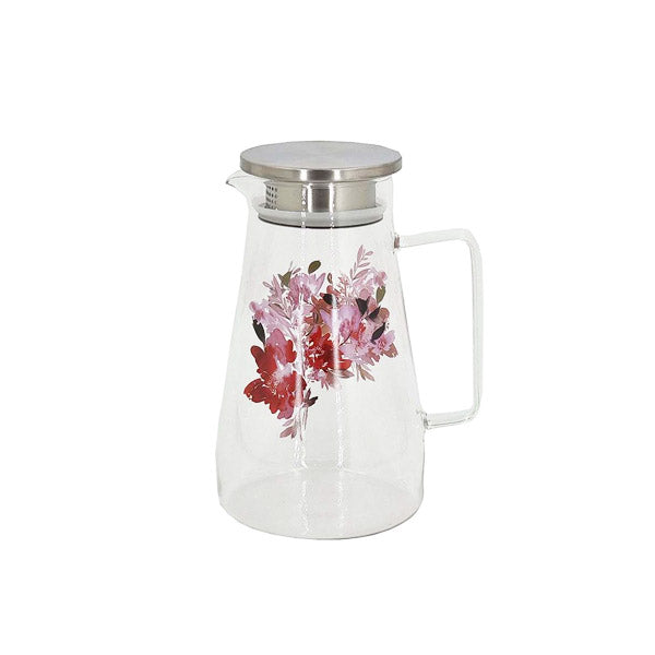 MK49 Red Glass Jug Angela 12c