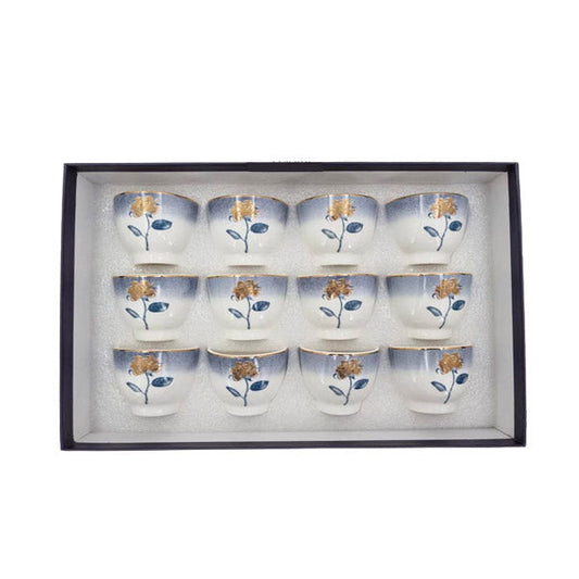 MK112 Blue Kehwa Piyali Set 12 Piece
