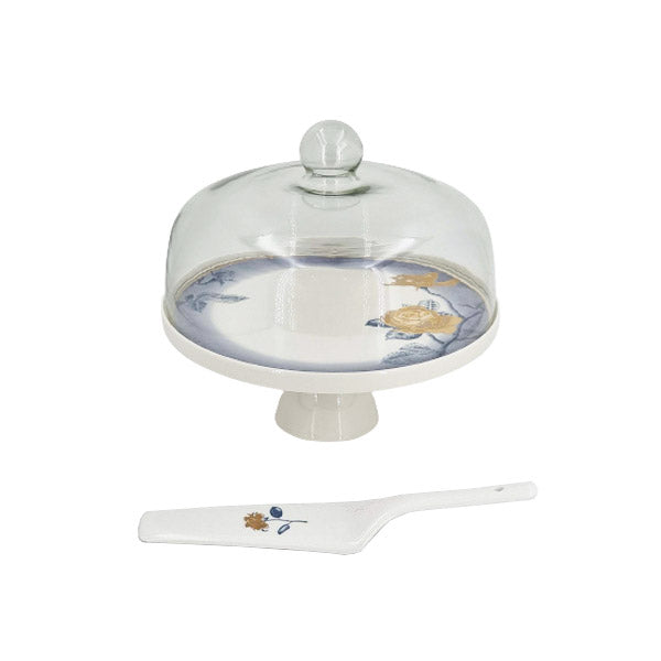 MK124 Cake Lifter+Cover Flower ANGELA 4c