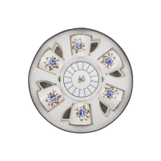 MK175 6CupSaucer BlueRose ANGELA 8c