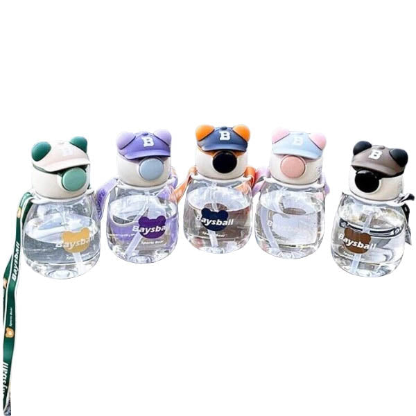 MS-007 Bear Water Botle Transparent 100c