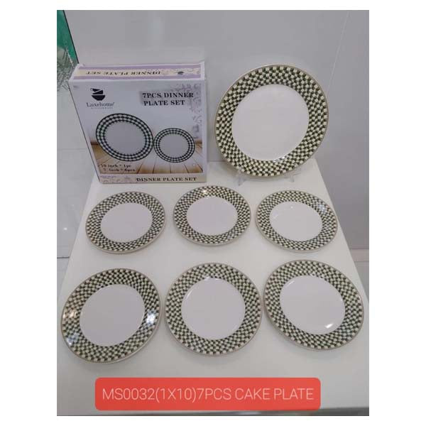 MS0032 7PCS Cake Plate Set