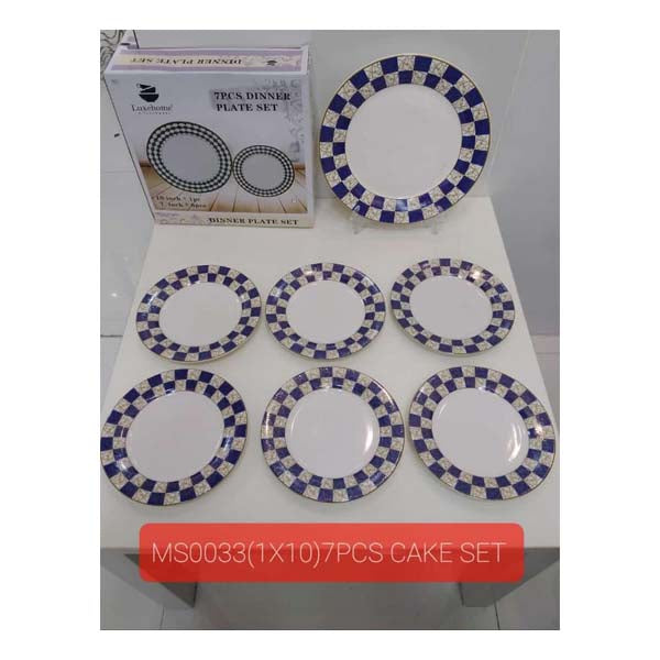 MS0033 7PCS Cake Plate Set