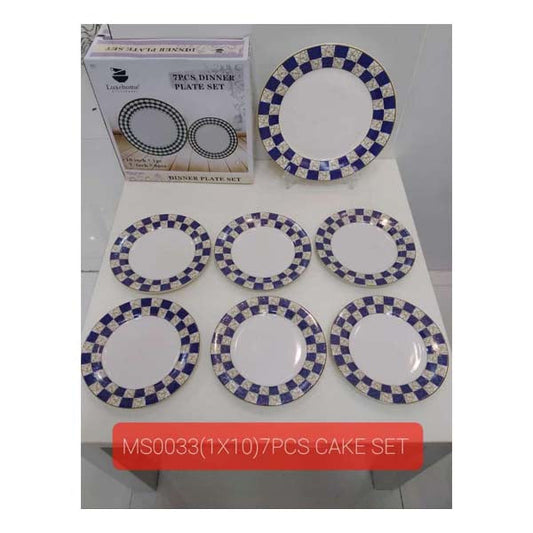 MS0033 7PCS Cake Plate Set