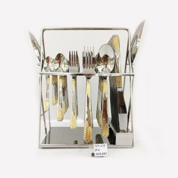 NN135 Cultery Set Wheat 38pcs SG 6c