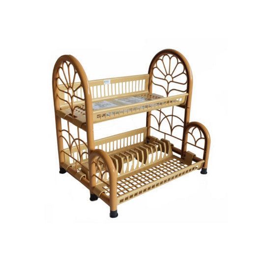 PB628/2DR Brown/Biege 2Tier Rack Thai 1p