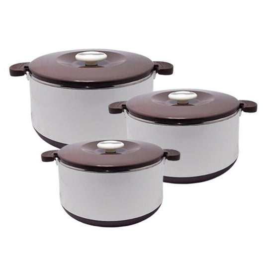 PB646/3 OPTIMO 3Pcs Hot Pot Set Choc