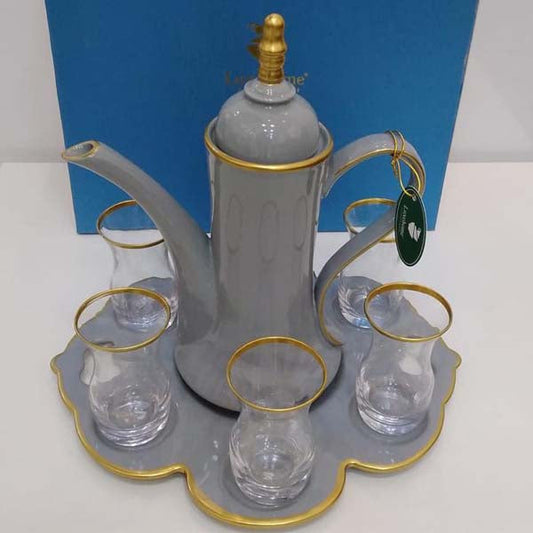 RCF2104G 9PCS TEA SET GREY COLOR