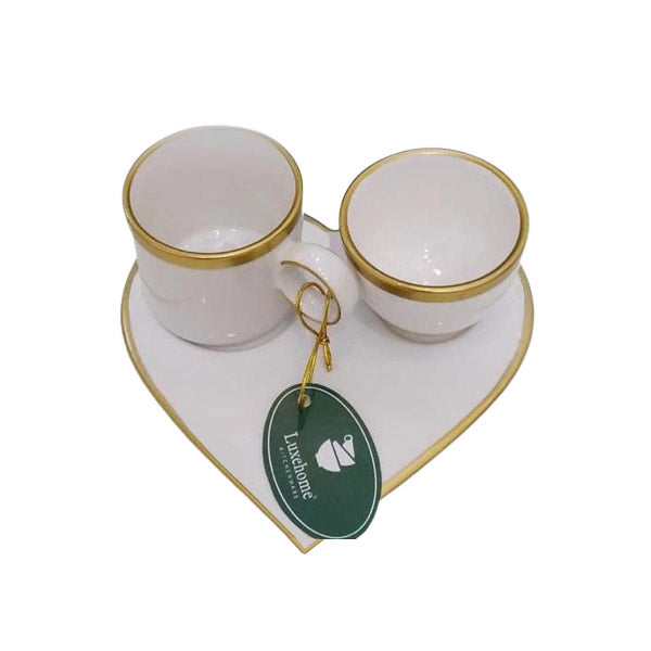 RCF2105W 3pcs Tea Set white