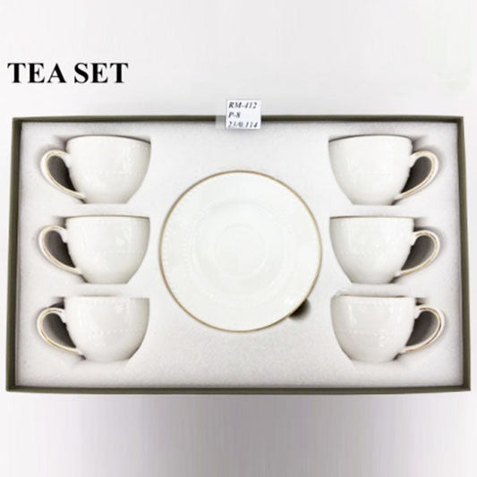 RM412 6Pcs Cup Saucer Set 8c