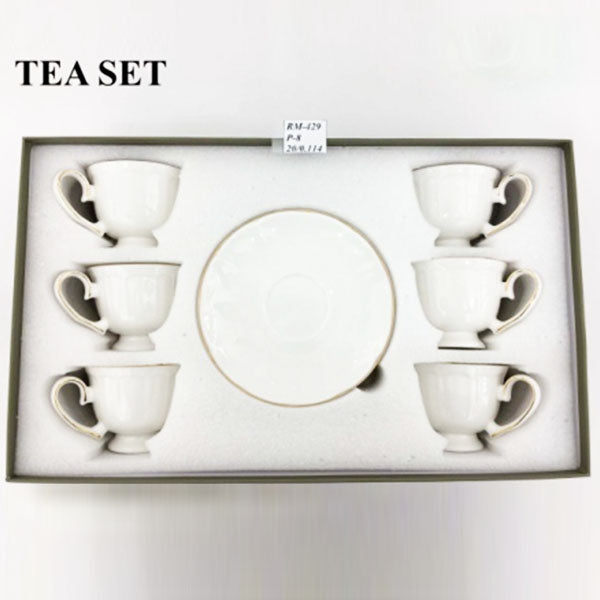 RM429 6Pcs Cup Saucer Set 8c