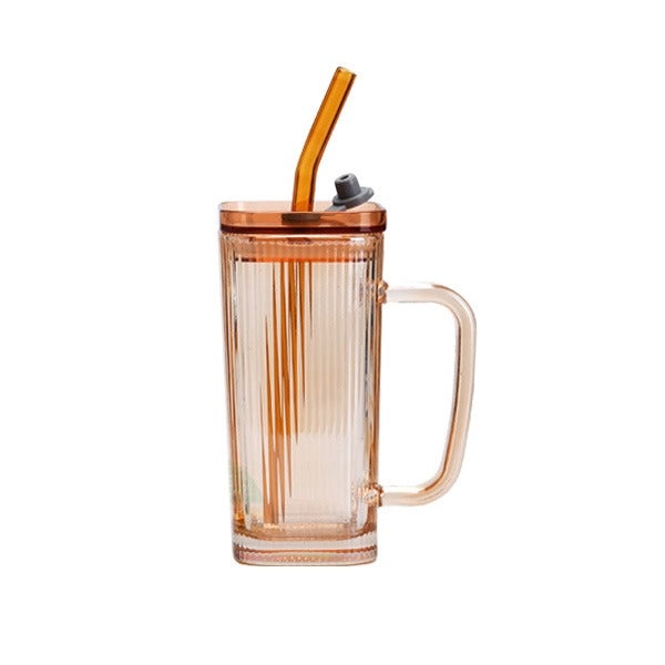 RXG-021 Straw Mug Glass Amber 275ml 60c