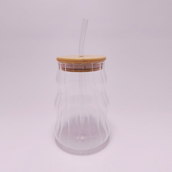 RXG-032 Glass With Straw 530ml SW 98c