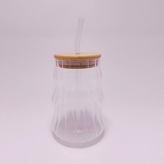 RXG-032 Glass With Straw 530ml SW 98c