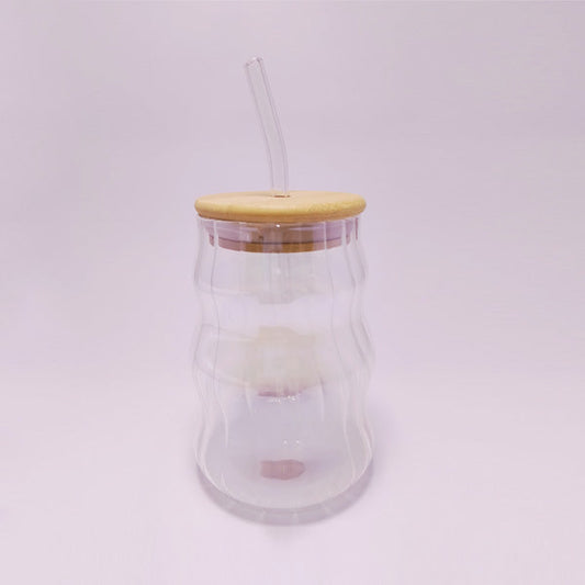 RXG-034 Glass With Straw 530ml SSC 98c