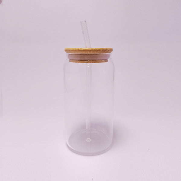 RXG-035 Glass With Straw 450ml 98c