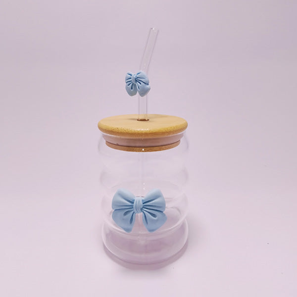 RXG-038 Glass With Straw 350ml 96c