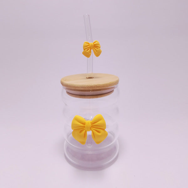 RXG-038 Glass With Straw 350ml 96c
