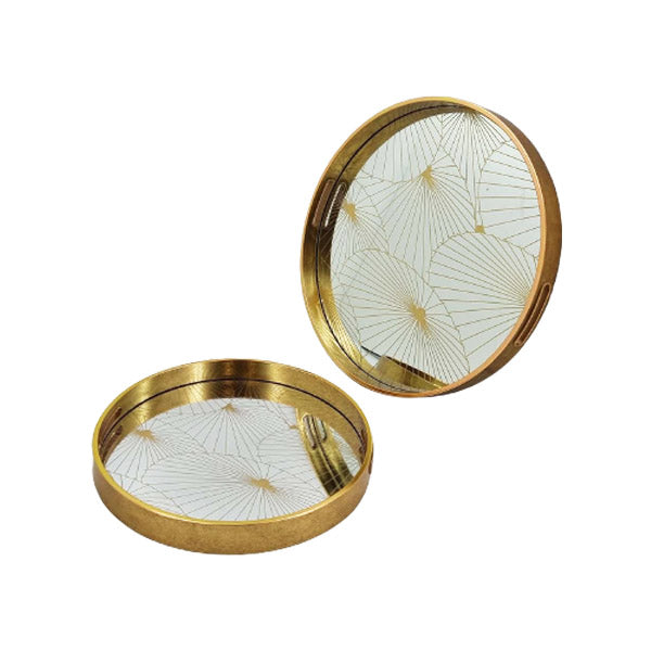 RY138 2Ps Round Serving Tray ANGELA 4c
