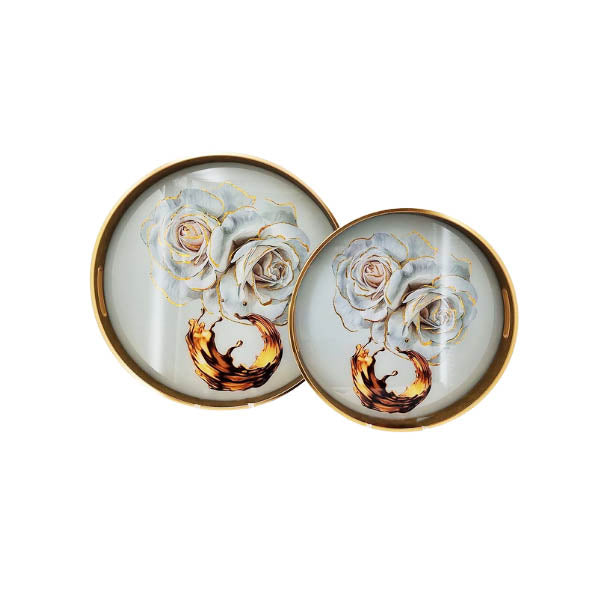 RY203 Round 2 Piece Serving Tray