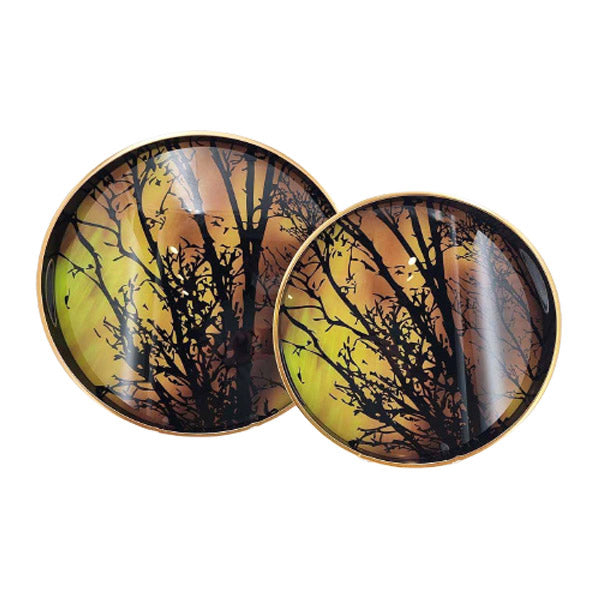 RY148 2Ps Round Serving Tray ANGELA 4c