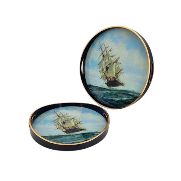 RY219 Round Tray Set 2 Piece