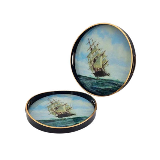 RY219 Round Tray Set 2 Piece