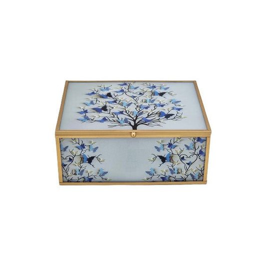 RY272 J Box Blue L Butterfly  ANGELA 8c