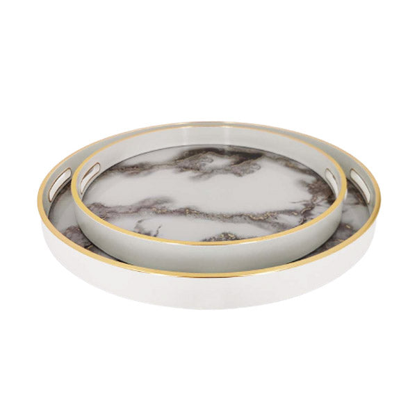 RY36 2Ps Round Serving Tray ANGELA 4c