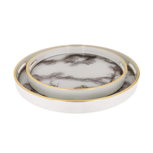 RY36 2Ps Round Serving Tray ANGELA 4c