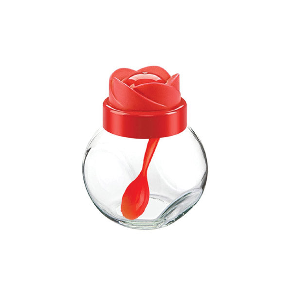 S213 DoubleBottom Bud Jar+Spoon36c 500cc