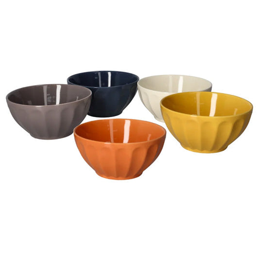 SE-013 4.25" Bowl 5Pcs Set Porcelain 8c