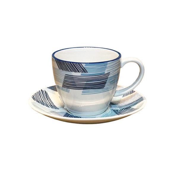 SF07-8 200ml 6Pcs Set Cup&Saucer 72c