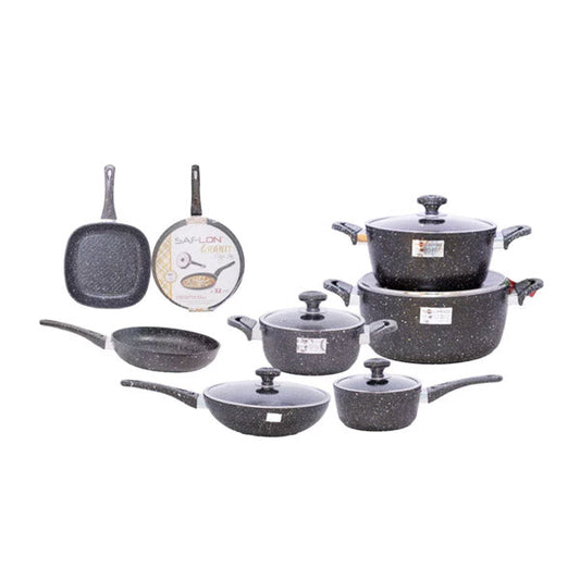 SF66037GR 13Pcs Cook SET GRAY  SAFLON 1c