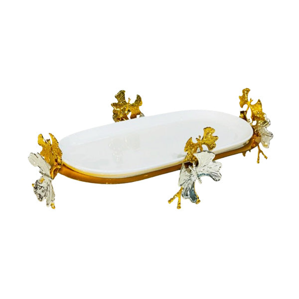 SJ1005S Oval Porcelain Dish (G) 24c