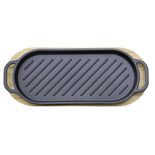 SP0008 Sizzling Dish Rect Large 38*16cm