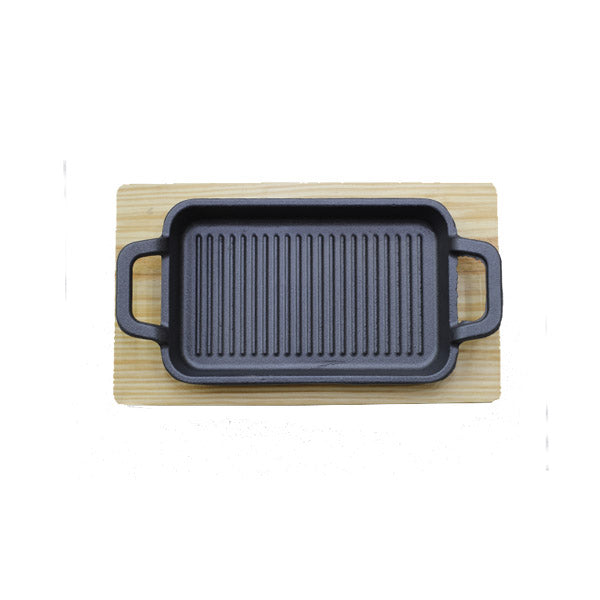SP0009 Sizzling Dish Rect Grill 20*10cm