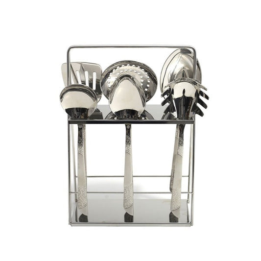 SS14-6S ELEGANT 6PS LineTaxt SPOON SET6c