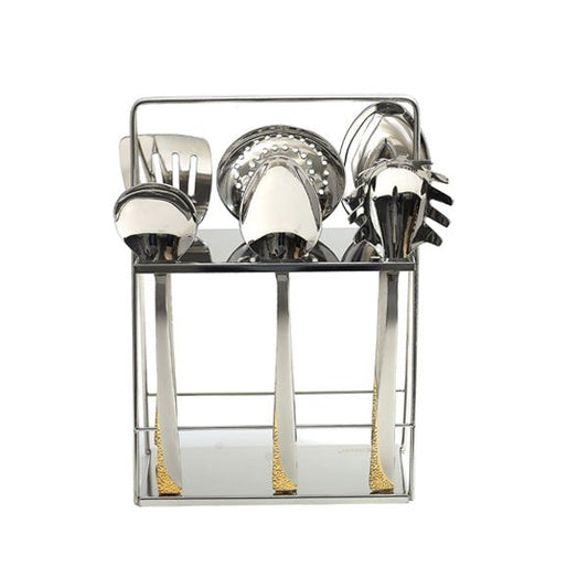 SS17-6G ELEGANT 6PS R-Traing SPOON SET6c