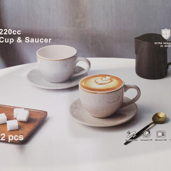 STB22-1 120ml 6Pcs Cup&Saucer Set 8c