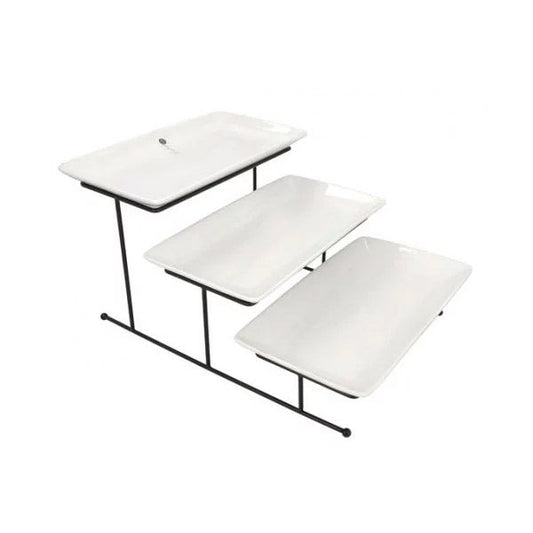 SY4447 Trio Rect Plater Stand Symphny 4c