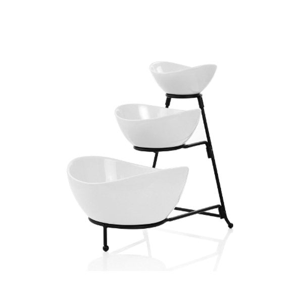 SY4448 Trio Oval Bowl / Rack Symphony 6c