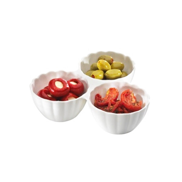 SY7594 Groove TrioDipBowl 20cmx5.7cm