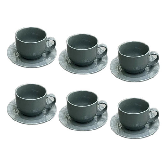 SYP64-08 6Pcs Cup Saucer Set 220ml 6c